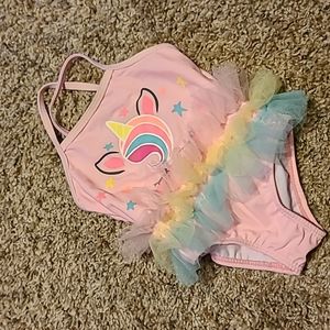 Unicorn swimsuit! Size 6-9 months 🦄